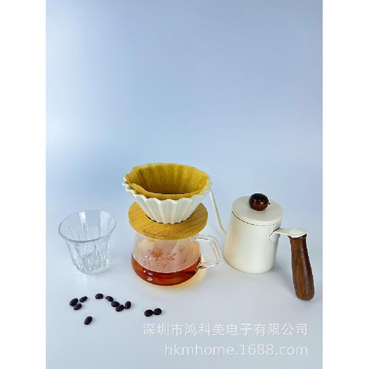 Premium Travel Portable Coffee Set with Scale Gift Box Pour Over Coffee Pot Gift Box Pour Over Tools Light Luxury Style