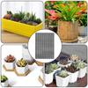 10Pcs Flower Pot Hole Mesh Pad Bonsai Tool Pot Mesh Sheet Hole Flowerpot Bottom Net Pest Breathable Gasket