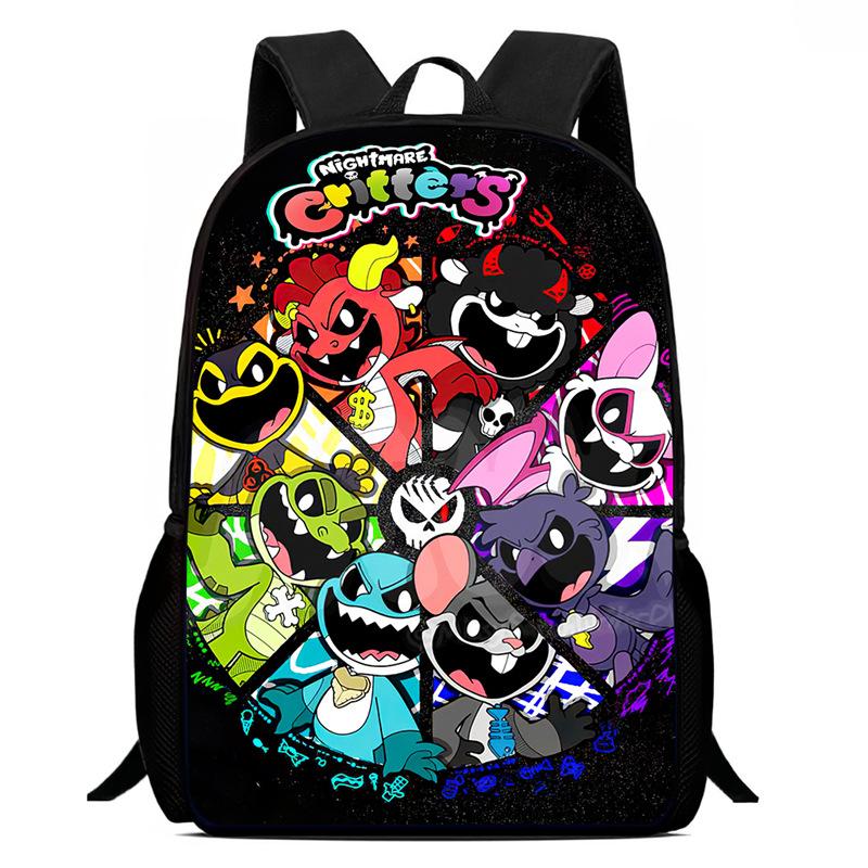 Lachende Crittersnig Htmare Peripherie Anime Rucksack Herren- Und Damen-Schultaschen