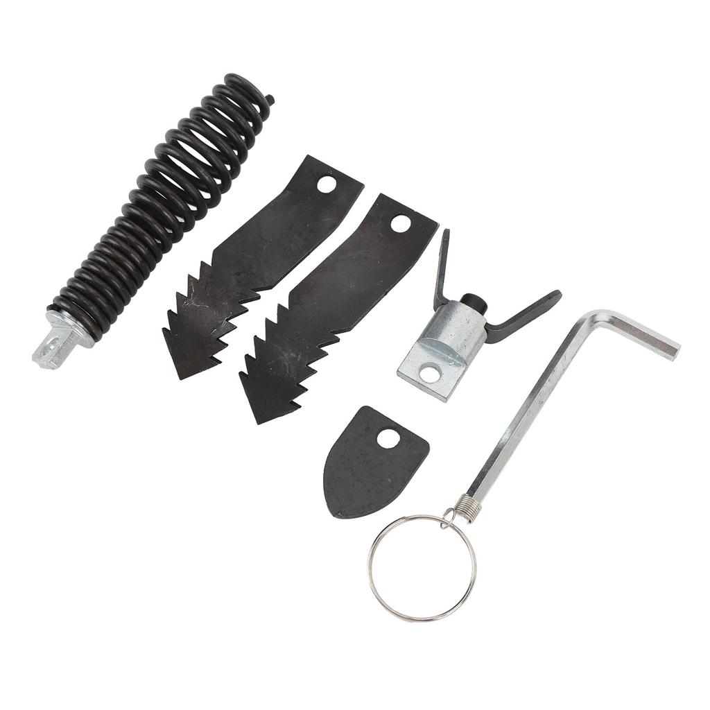 6 Stück Abflussreiniger Schneidkopf Set Effizientes Entstopfen Rohrleitungsbaggermaschine Schneidkopf für 5/16 Zoll bis 3/4