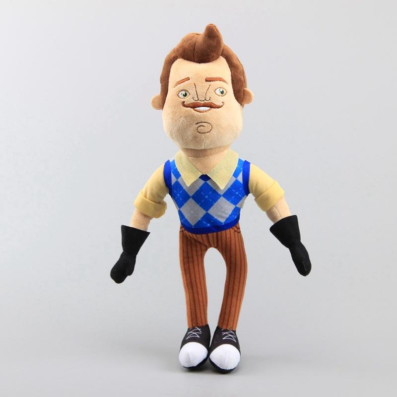 Neighbor Hello 5 Flashlight Butcher Neighbor Plush Figure Toy Doll Stuffed