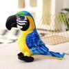 Cute Simulation Parrot Doll Plush Toy Zoo Peacock Doll Home Decoration Children's Soothing Doll