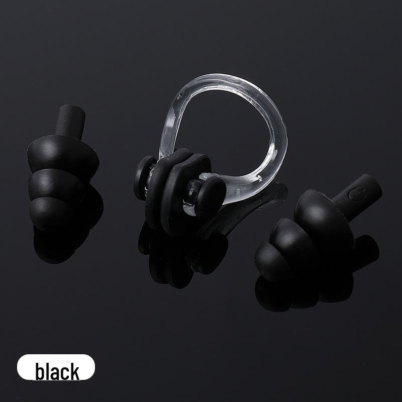 Waterproof Silicone Swimming Nose Clip & Ear Plugs Set with Case