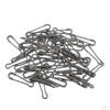 50 Pieces Fishing Snaps Swivels Baits Clip Carp Tackle