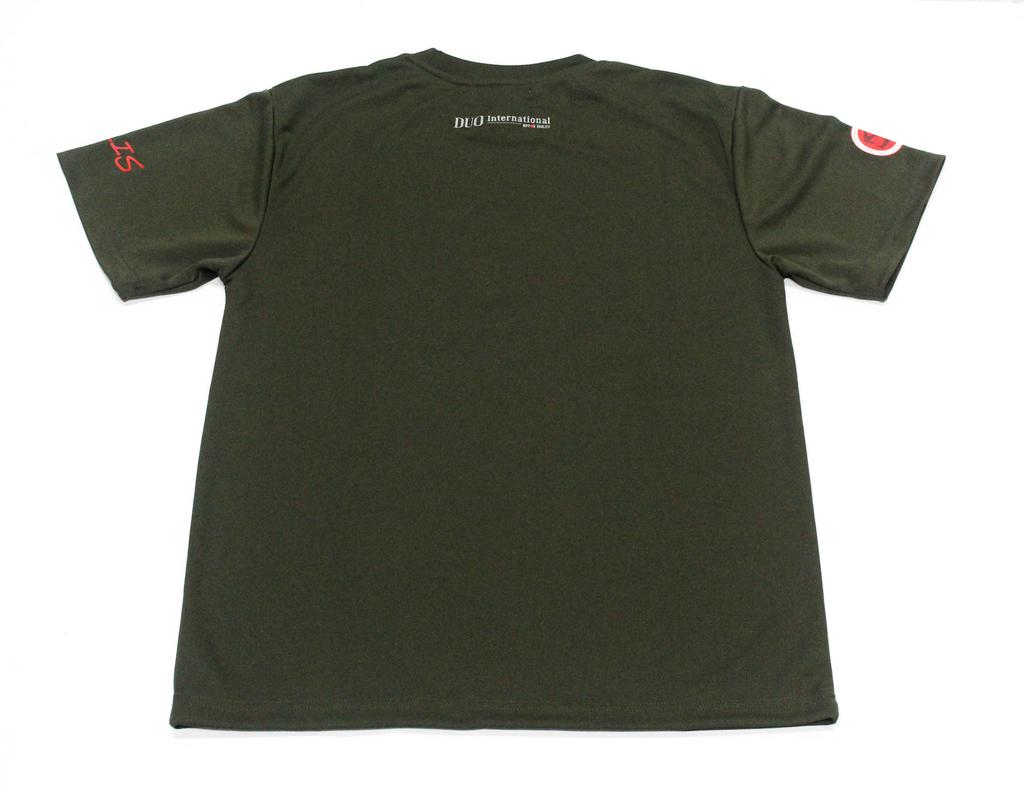 Duo T Shirt Fang Ops Beast 25 Short Sleeve Dry Fit Green Size L (8577)