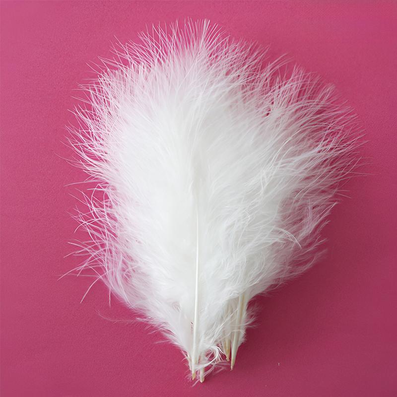 8-15Cm Feathers Long Decoration Bulk White Plume 50Pcs Chicken Goose For Massage Pictures Tree Dreamcatcher Crafts Plumas Small