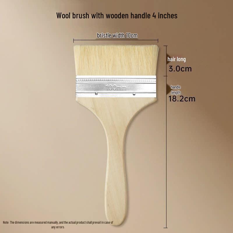 Multifunctional Nylon Brush: BBQ, Paint, Cleaning, 1-12 Plate Sizes