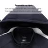 SHANSHAN Men's Wool-Blend Hooded Thermal Padded Jacket