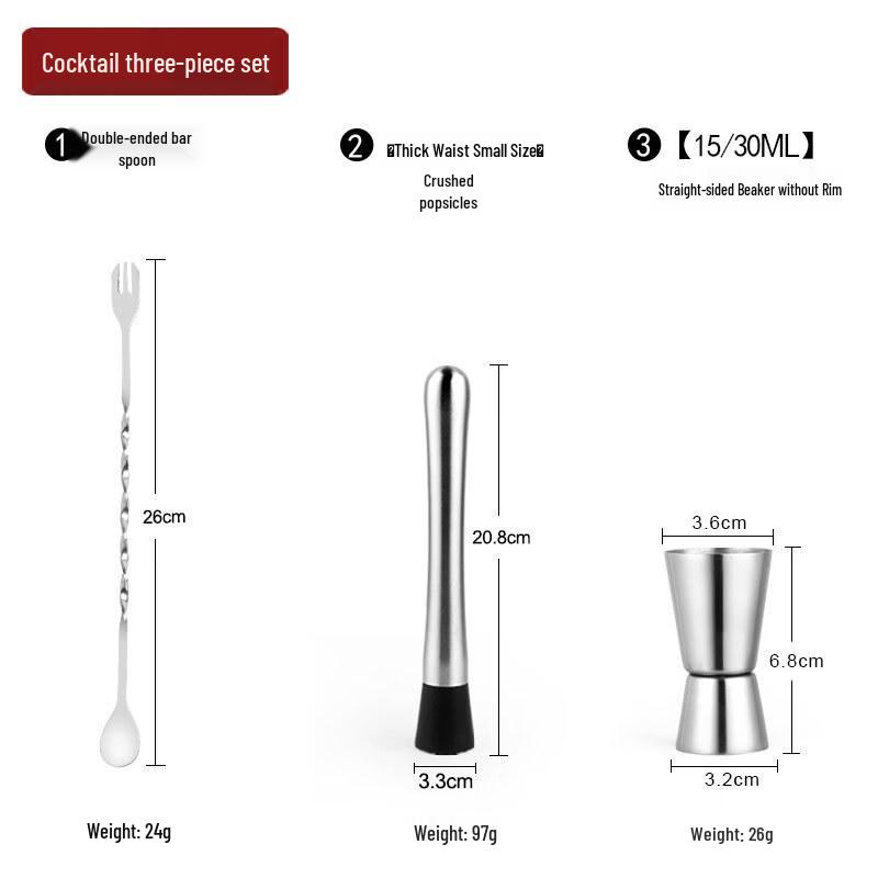 

Набор мадлера и ложки для смешивания из нержавеющей стали