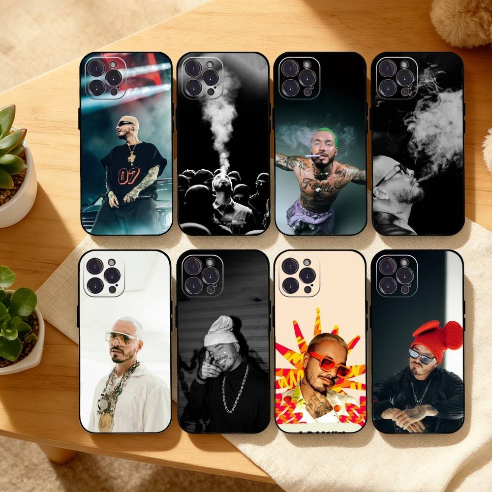 COOL J B-BalvinS Phone Case For iPhone17,16,15,14,13,12,Plus,Pro Max, 5G Others Soft Black Cover