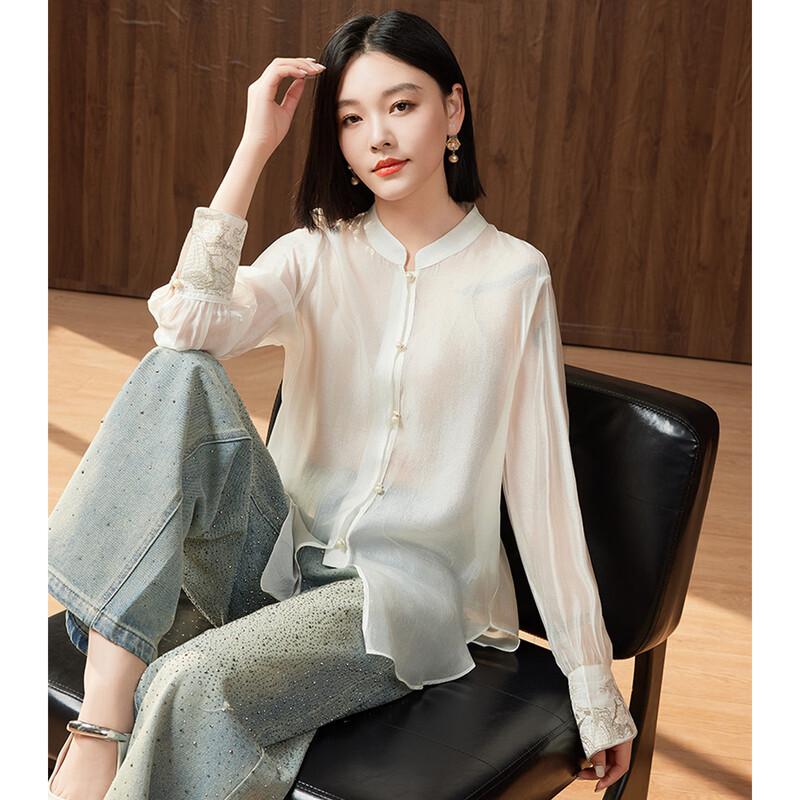Women's New Chinese Style Thin Casual Shirt
