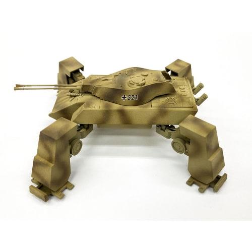 Rocket Models 1/72 German Biela-F?ssler-class Tusk Turret with 55mm Twin Cannons, Battle of the Suez Canal, December 1942, Plastic Model Kit 47064 (Ta