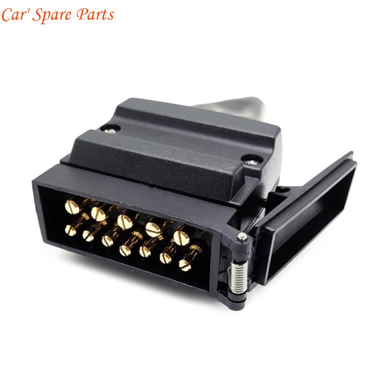 Y4UA 12 Pin Flat Trailer Socket Plug Set Connector Austrilia Standard Nylon & Brass