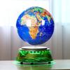 12-inch Illuminated Magnetic Levitation Globe: Handcrafted Living Room Ornament with Advanced Black Technology.