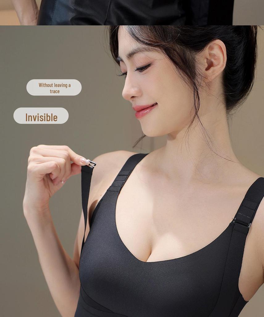 Anti-Sagging Seamless Bra for Small & Big Chests: Lifts, Gathers, and Minimizes for a Fuller Look