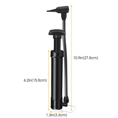 Manual Bicycle Air Pump Portable Bicycle Tire Air Pump Floor Air Pump Suitable for Bicycle Tires Ball Inflation