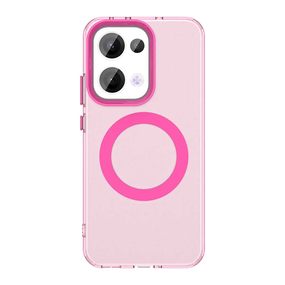 Matte Translucent Lens Protect Case for OPPO Reno 13 13F 13 F Reno13 Pro Reno13F Magsafe Magnetic Wireless Charging Cover