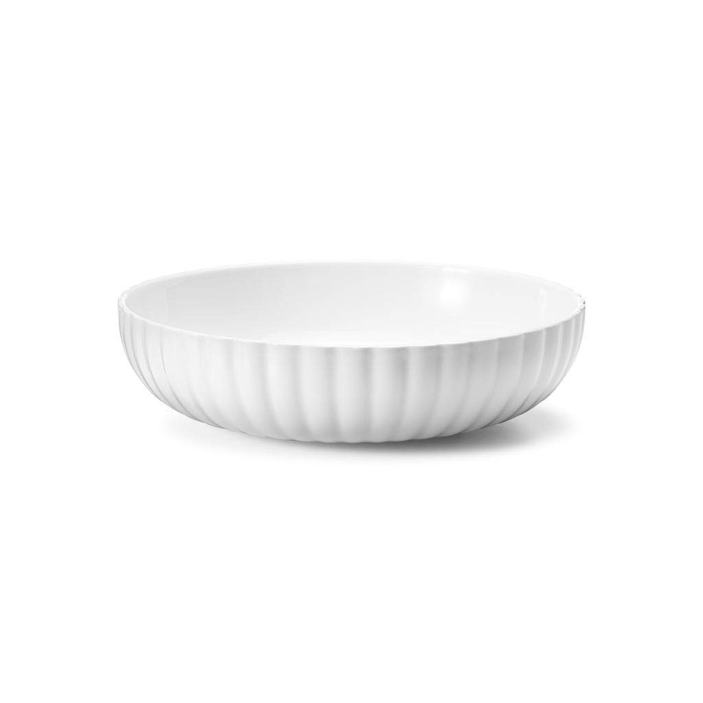 Georg Jensen Bernadotte Deep Pasta Bowl, White, Diameter: Approx. 19cm, Product Number: 10019191