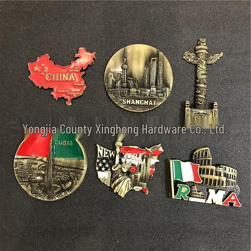 Eiffel Tower Metal Refrigerator Magnet & Bottle Opener Souvenir