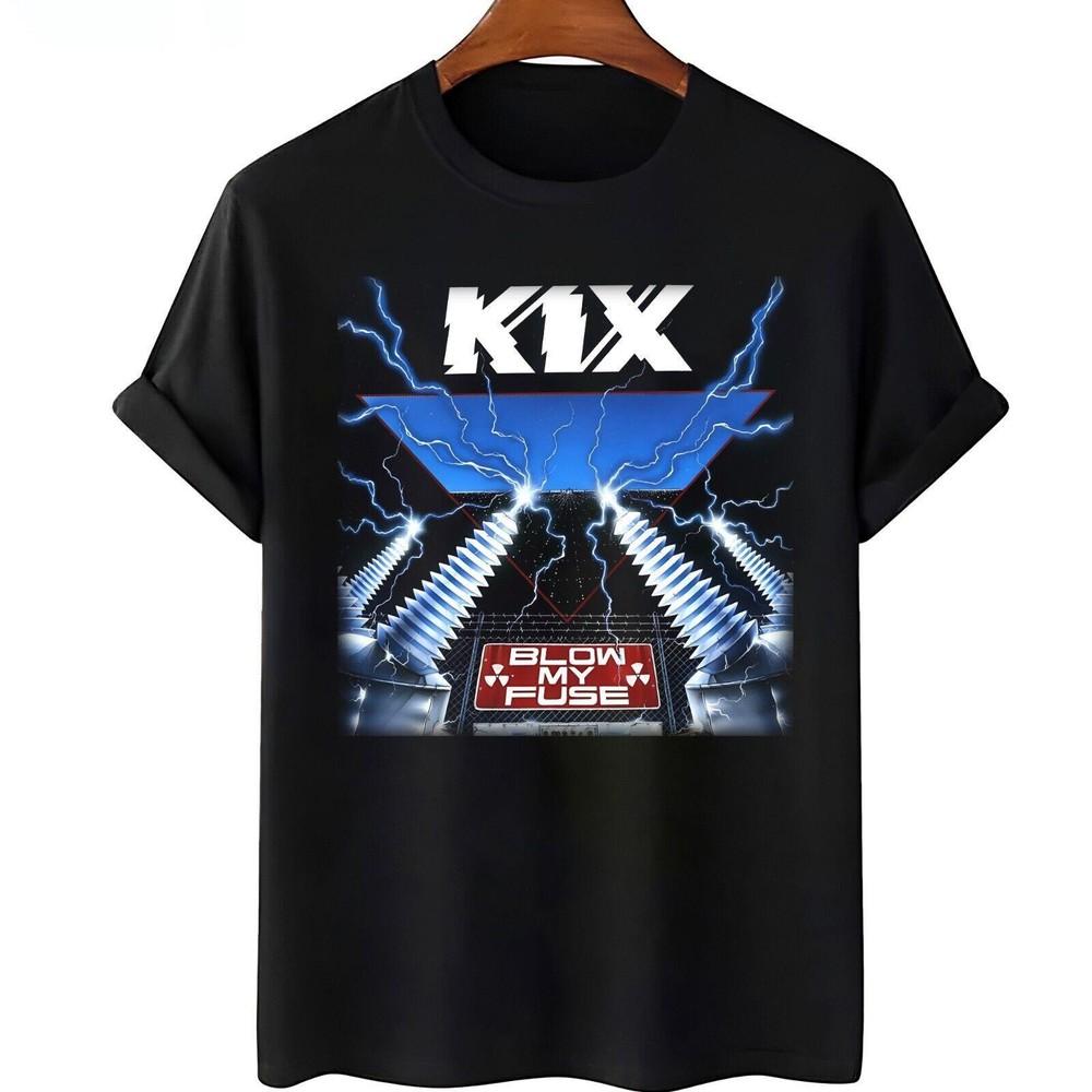 

Hot Kix Band Shirt Gift For Fans Black All Size T-Shirt Unisex T-Shirt XL