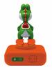 Lexibook Nintendo Super Mario Sound Effect Alarm Clock with One Size Boys' Snooze, Orange/Green,