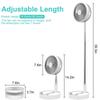 Best Seller Mini Foldable Bladeless Rechargeable Air Cooling Fan with Adjustable Height for Home Office Outdoor Hotel Use