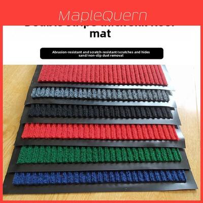 Modern Simple Patterned Corrugated Doormat With Absorbent Fibers For Indoor And Outdoor Use
