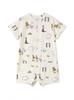 Gelato Pique DickBruna Baby Print Romper Cool-to-the-Touch All-Over (PBCO254417YEL80)