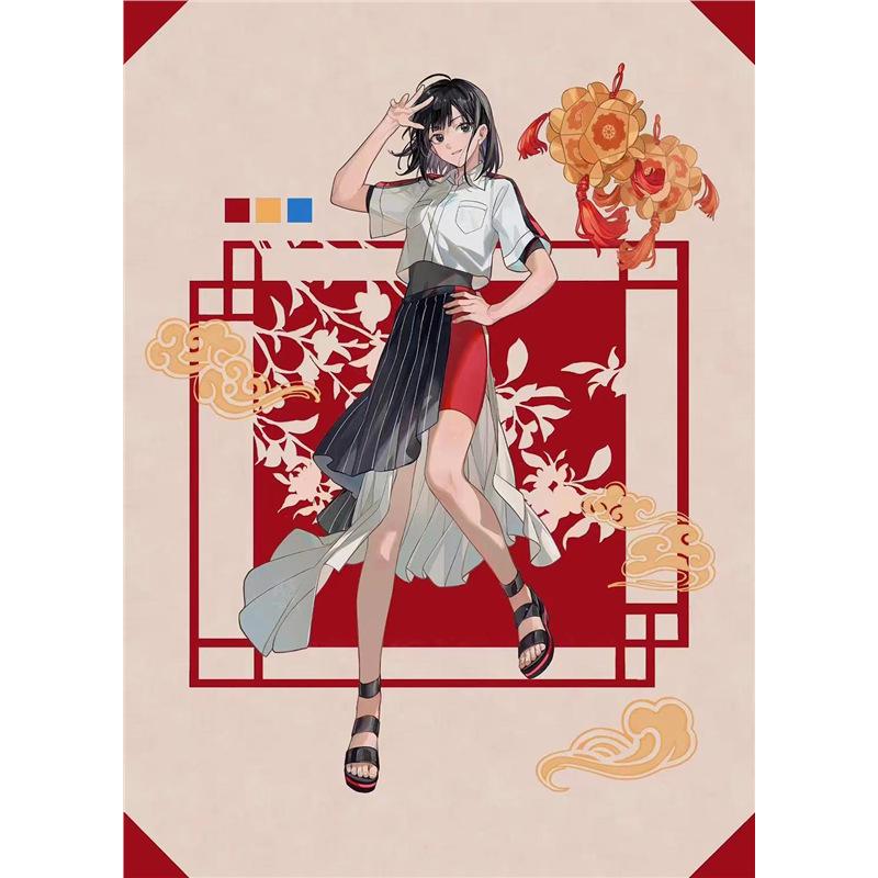 Link Click Peripherals: Extra-Large Acrylic Standee - Exquisite Qiao Ling & Lu Guang Desktop Ornament
