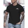 European Sizes Men'S Versatile T-Shirt, a Stylish And Casual Short-Sleeve Top with Fashionable Prints for Men'S Clothing