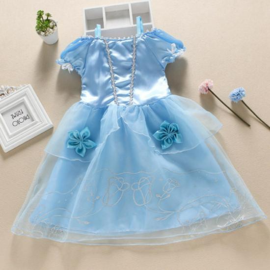 Europäisches und Amerikanisches Prinzessinnen-Abendkleid für Mädchen - Frozen & Cinderella Thema