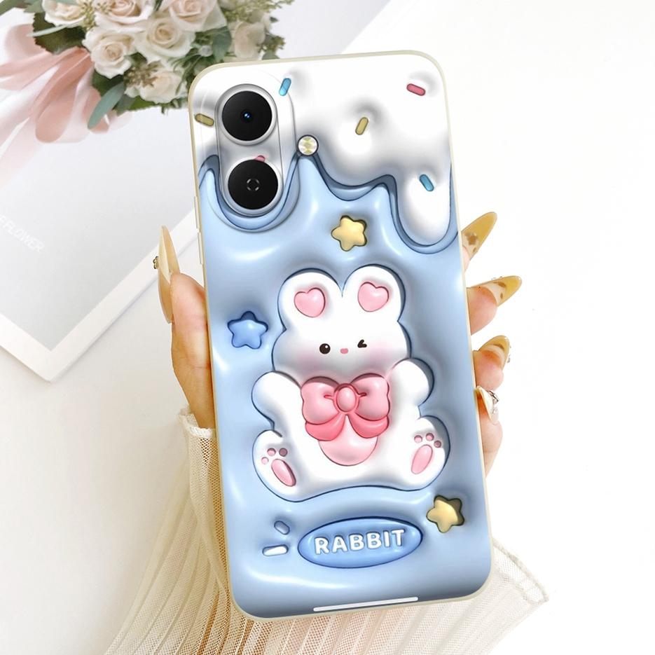 Für Tecno Spark Go 2 Hülle KM4 Niedlicher Hund Panda Cartoon Hülle Weiches TPU Mattes Handyhülle Für Tecno Pop 10 Pop10 Spark Go 2 Go2 Schale