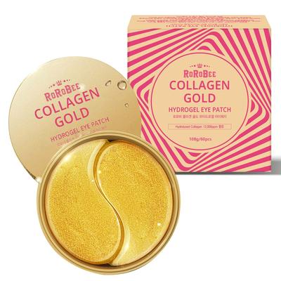 LoRobi 24k goldhaltiges Hydrogel Kollagen Großes Augenpflaster, 60 Stück, 1 Stück