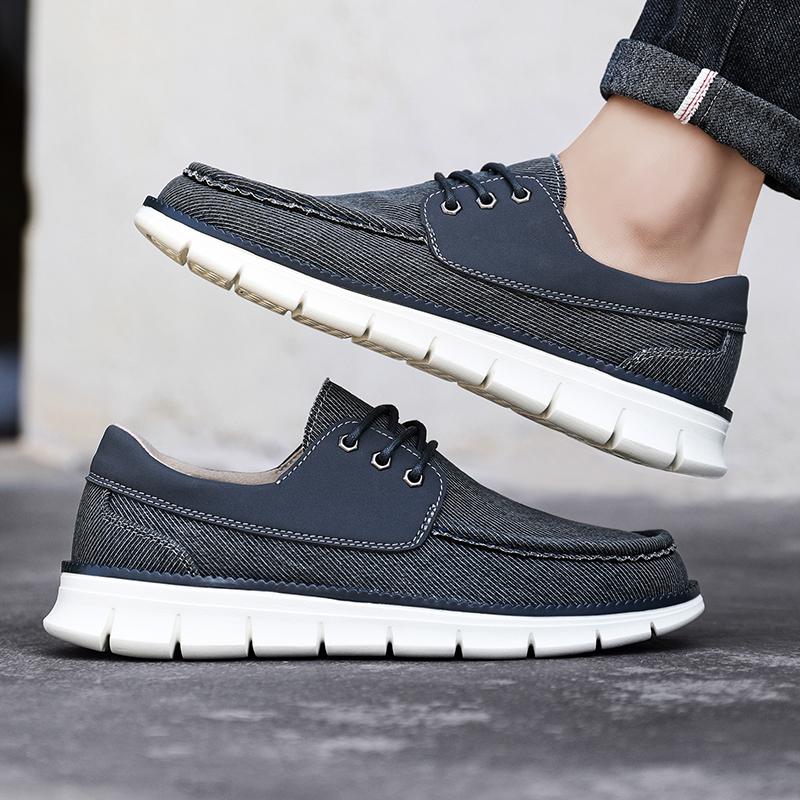 Fashion Luxury Brand Male Lace-Up Outdoor Flats All-match Men Breathable Casual Shoes Handmade Men Shoe New Arrival Men Classic Sneakers