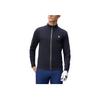 Fila Golf Series Comfortable Soft Knitted Long Sleeve Jacket Men Jackets Legendary-Blue A11M445504F-NV
