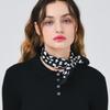 DOYOUKNOWMC ALL SEASON Mini Leopard Black Petite Scarf
