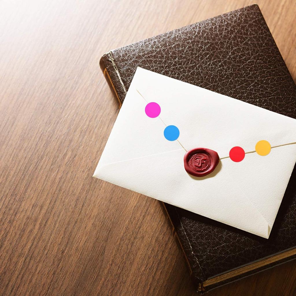 JANYUN 2688 Pcs 1 Inch Round Coding Circle Dot Labels, 16 Colors