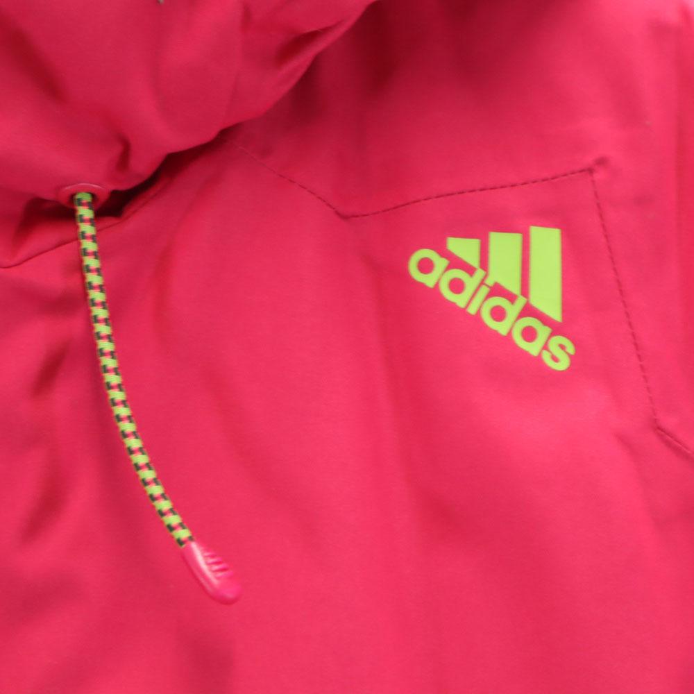 unused adidas CLIMA PROOF Hooded Zip jacket S pink training Women Used