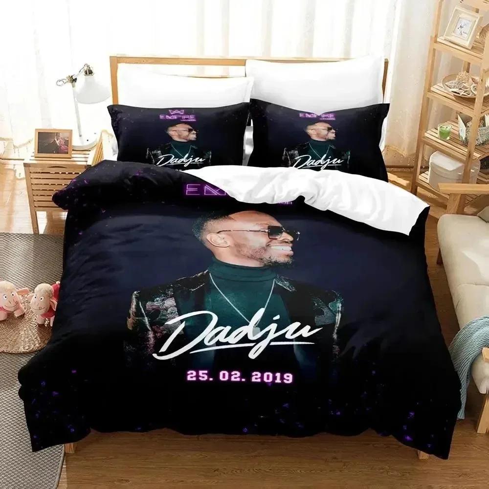 3D Druck Sänger Dadju Prinz Dadj Bettwäscheset Bettbezug Bettset Steppdecke Kissenbezug Bettdecke King Queen Size Jungen Erwachsene