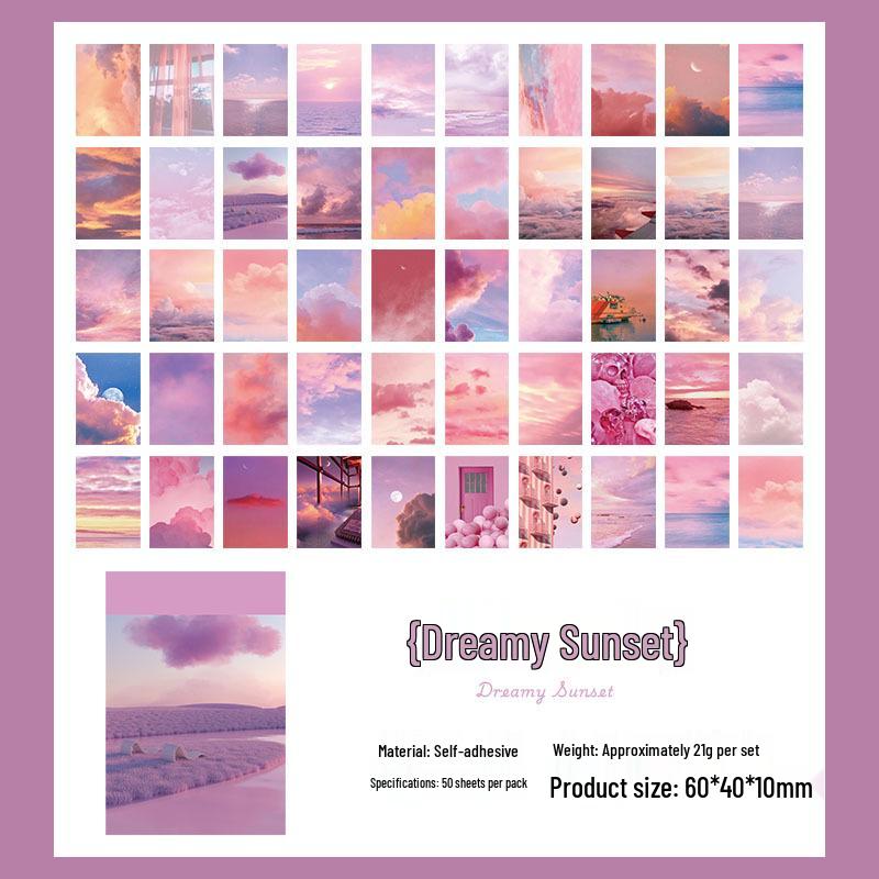 Starry Sky Scenery DIY Sticker Book