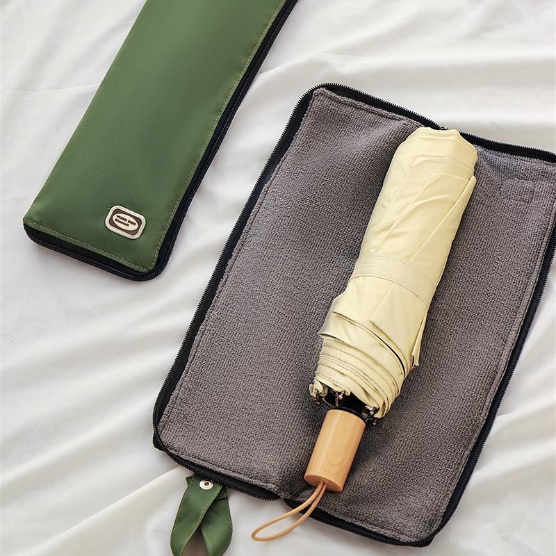 Multi Purpose Waterproof Umbrella Storage Pouch With Microfiber Lining Portable Umbrella Case For Rainy Days