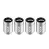 4Pcs Car Wheel Hub Valve 3D Metal Dustproof Tire Valve Cap For Land Rover Range Rover Evoque Velar Defender Discovery Freelander SA7