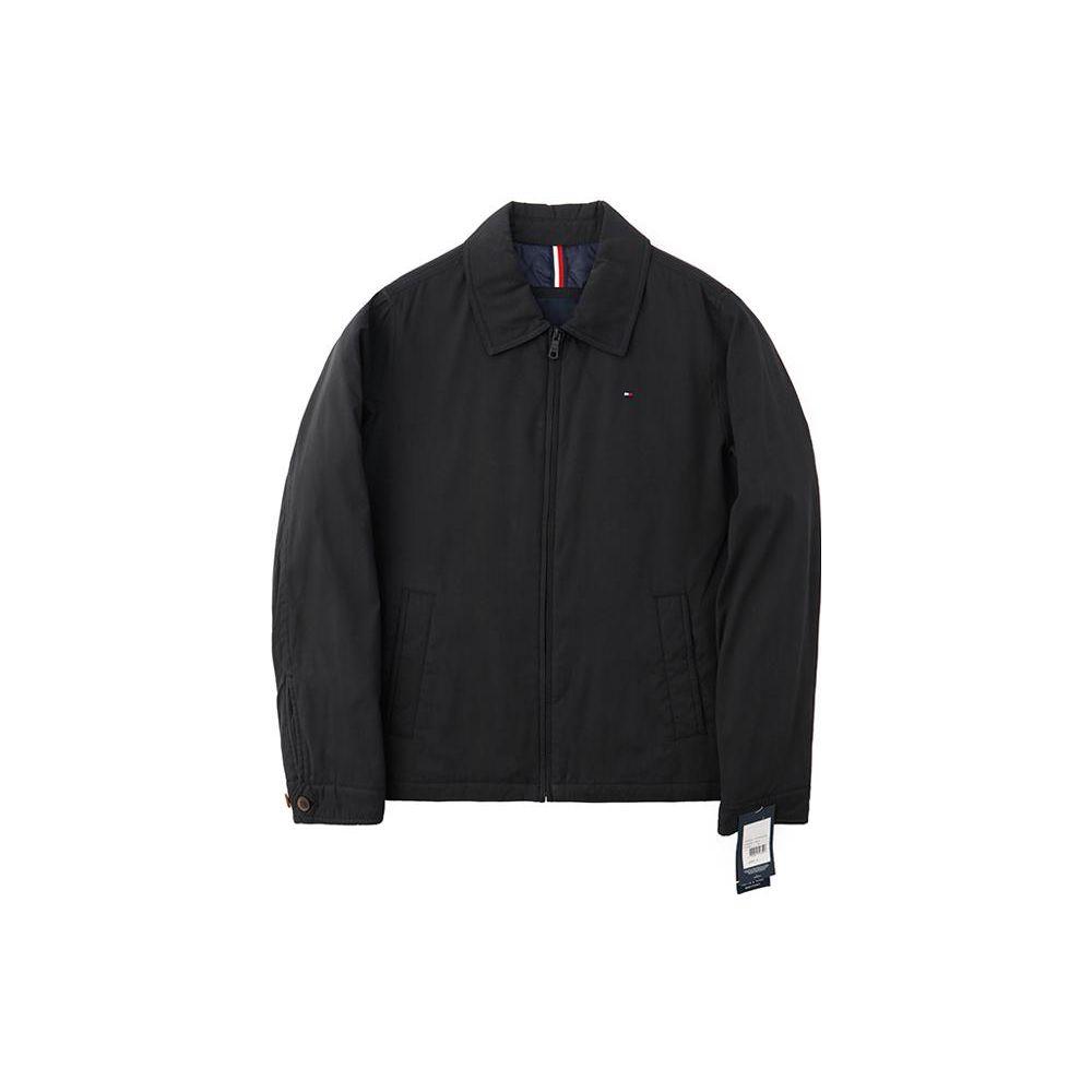 Tommy Hilfiger Classique Couleur Unie Business Casual Polo Logo Brodé Veste Homme vestes Noir TM-159AK644 XL black