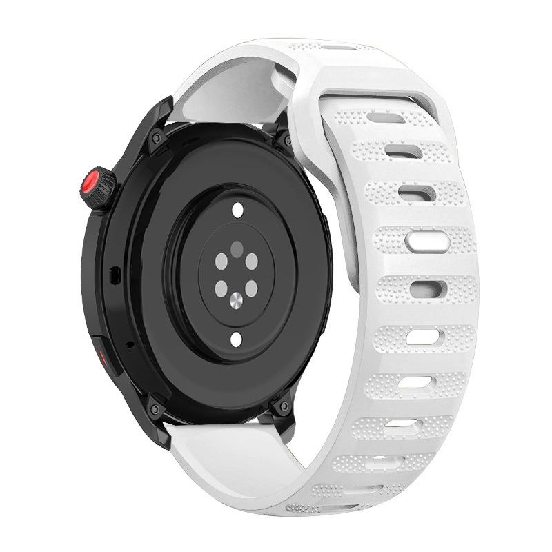 20mm 22mm WatchStrap For Samsung Galaxy Watch 7/classic 8/6/5/4 Pro/3/active 2/46 Silicone Bracelet Huawei Watch GT5 4 3 Pro Strap