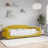 VidaXL Daybed Yellow 90x200 Cm Velvet 354141