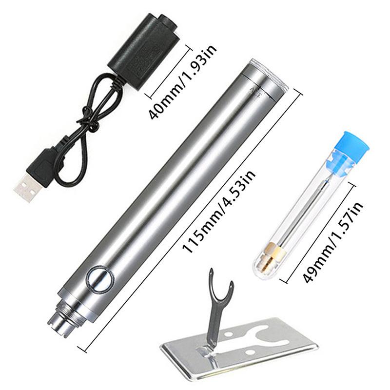 Wireless Charging Soldering Irons, Portable Microelectronics Repair Hand Tool, USB 5V Rechargeable Welding Tools, 4 Colors