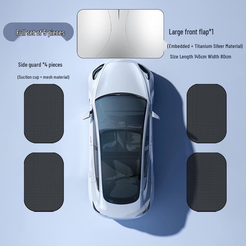 Car Windshield Sunshade: Heat Insulation & Interior Cooling Shield