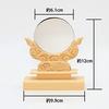 Kamidana no Sato Shinto Mirror, Kiso Hinoki Wood, 2.5 inches, Natural
