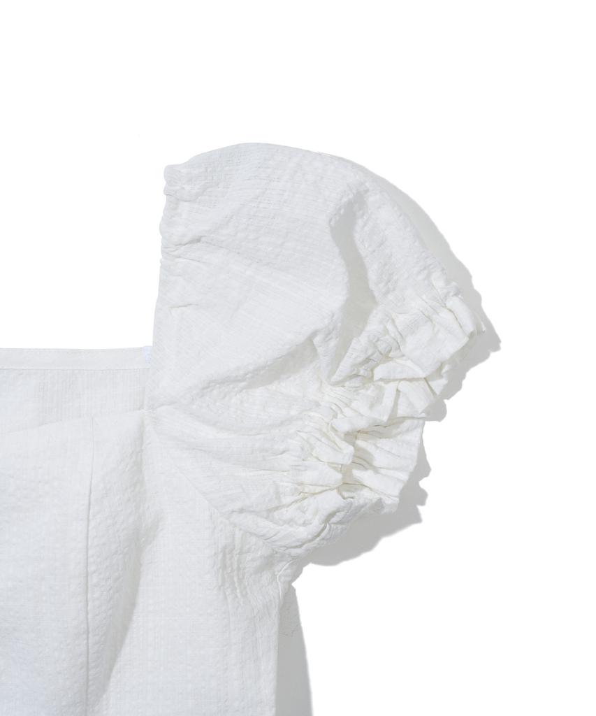 YOUHEE Puff Sleeve Blouse_White