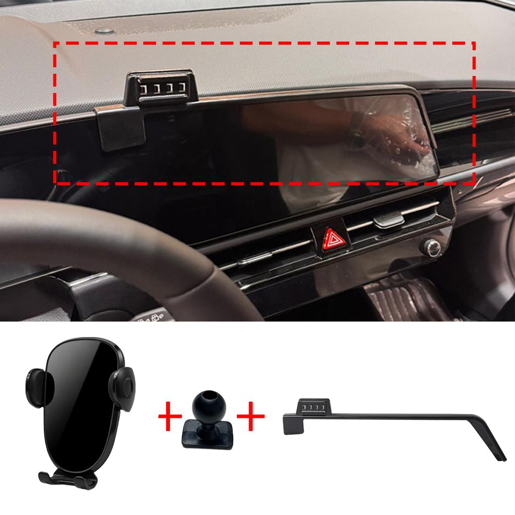 Fit for KIA NIRO -2024 2025 2026 Specific Dashboard Navigation Phone Holder Mount Design Car Accessories